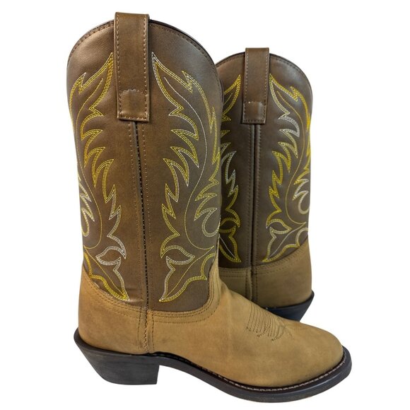 Laredo Women's Kadi Distressed Tan Leather Western Boots 5742 Size 7 M - Picture 6 of 13